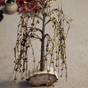 Primitive sheep berry willow decor